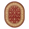 thumbnail image 3 of Unique Loom Voyage Collection Area Rug - St. Louis (7' 10" x 10' Oval Red/Gold), 3 of 10