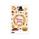 thumbnail image 3 of AJKSFHIU Adhesivos para ventanas de Acción de Gracias de otoño, Adhesivos para ventanas de calabazas de otoño, Adhesivos para ventanas de hojas de arce de Halloween, Adhesivo de pavo, Adhesivo de, 3 of 8