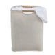 thumbnail image 2 of Cesto de ropa plegable | Cesto portátil estrecho para ropa sucia y sábanas | Cesto de tela plegable para el hogar, el dormitorio y el baño | Tela de saco beige, 2 of 8