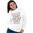thumbnail image 3 of Boho Endless Dreams Celestial Sun Women Plus Size Crewneck Sweatshirt Brisco Brands 5X, 3 of 5