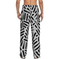 thumbnail image 3 of Balery Weave Geometric print Men's Pajama Pants,Ultra Lightweight Pjs,Lounge Pant-X-Large, 3 of 9