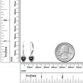 thumbnail image 3 of Gem Stone King 925 Sterling Silver Green Mystic Topaz Leverback Earrings for Women | 2.14 Cttw | Gemstone November Birthstone | 6MM Heart Shape, 3 of 3