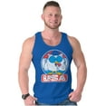 thumbnail image 3 of Tootsie Mr Owl USA American Patriot Tank Top T Shirts Men Women Brisco Brands L, 3 of 6