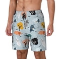 thumbnail image 2 of Balery Elephant Tree Mens Swim Trunks Swim Shorts for Men Quick Dry Inseam Beach Shorts with Compression Liner Pocket-Medium, 2 of 9