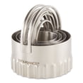 thumbnail image 3 of RSVP Coupe-biscuit Rond en Acier Inoxydable avec Bord Cannelé, Lot de 4, 3 of 3