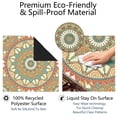 thumbnail image 4 of Mandala Mahjong Mat for Table, 31.5*31.5in Anti Slip American Mahjong Table Cloth, Noise Reduction, Neoprene Mah jongg Mat with Carrying Bag & 3 Dices, Mahjong Accessories Gift, Board Tile Games Mats, 4 of 7