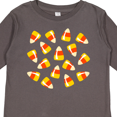 thumbnail image 4 of Inktastic Just Candy Corn Boys or Girls Long Sleeve Toddler T-Shirt, 4 of 5
