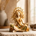 thumbnail image 5 of Sun Goddess Statue, Celestial Divine Feminine Resin Figurine Tabletop Desk Ornament for Home Office Shelf Decor, 5 of 6