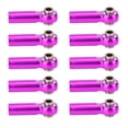 thumbnail image 2 of RC Car Tie Rod End, Aluminium Alloy Tie Rod End Rc Car Accessory Tie Rod End, Metal Tie Push Link Rod Joint Tie Rod For Rc Car Toy Purple, 2 of 8