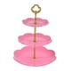 thumbnail image 4 of Elegante soporte de presentación de postres de 3 niveles para ocasiones especiales estilo D, 4 of 9