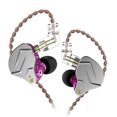 thumbnail image 1 of Sidaley KZ ZSN PRO Auriculares con cable de 3,5 mm con micrófono Tipo L Auriculares Auriculares de llamada de cable largo para teléfonos Cables de audio/vídeo Púrpura Normal, 1 of 6