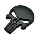 thumbnail image 4 of Xotic Tech 1 Piece 3D Black The Punisher Rock Skull Emblem Skeleton Car Badge Sticker, 4 of 5