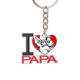 thumbnail image 1 of Periódico comunista Rojo patriotismo El soporte del llavero de metal del llavero ama a papá, 1 of 3