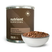 Chocolate Grain Crunch | Non-perishable #10 Can with 25 Year Shelf Life | Nutrient Dense Emergency Food