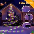 thumbnail image 4 of Luces para árbol de Navidad Ollny Animated, 166 LED, IP67, resistentes al agua, 4 of 8