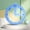 Blue, variant on 3-Pack 360-Degree Rotating Protractors - Durable Angle Measurement Rulers for Geometry and Math Education, Suitable for Ages 14+