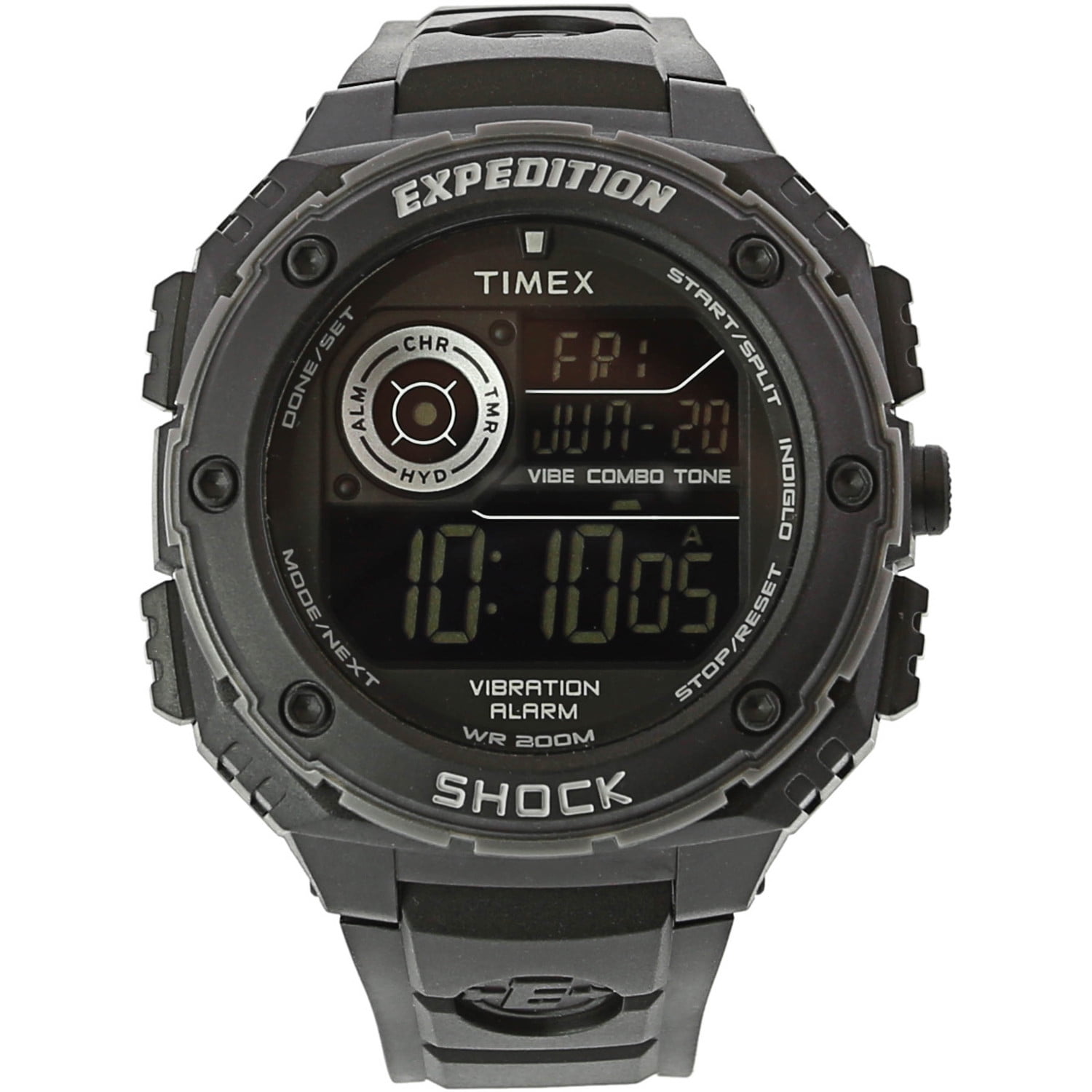 Timex Men's Expedition T49983 Black Silicone Quartz Sport Watch | Walmart  Canada
