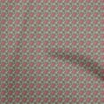 thumbnail image 1 of oneOone Tissu Jersey Coton Vert Sarcelle Poussiéreux Matériel de Robe Rétro Tissu Imprimé au Mètre 58 Pouces de Large, 1 of 5
