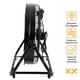 thumbnail image 2 of Ventilador De Piso Industrial 24 Pulgadas Aluminio Kingsman, 2 of 9
