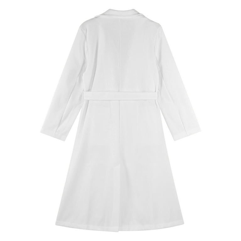 TiaoBug Women's Long Trenchcoat Classic Lapel Trench Coat Flap