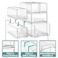 thumbnail image 4 of Organizador pequeño de plástico transparente Sorbus Storage Drawers, paquete de 4, 4 of 7