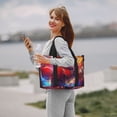 thumbnail image 6 of Lsque Mario Pattern Hand Travel Bag – Lightweight & Durable Oxford Luggage, Water-Repellent Carry-On with Multiple Compartments & Adjustable Strap, 6 of 8