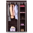 thumbnail image 3 of Costway 69" Portable Closet Storage Organizer Clothes Wardrobe Shoe Rack W/ 6 Shelf, 3 of 10