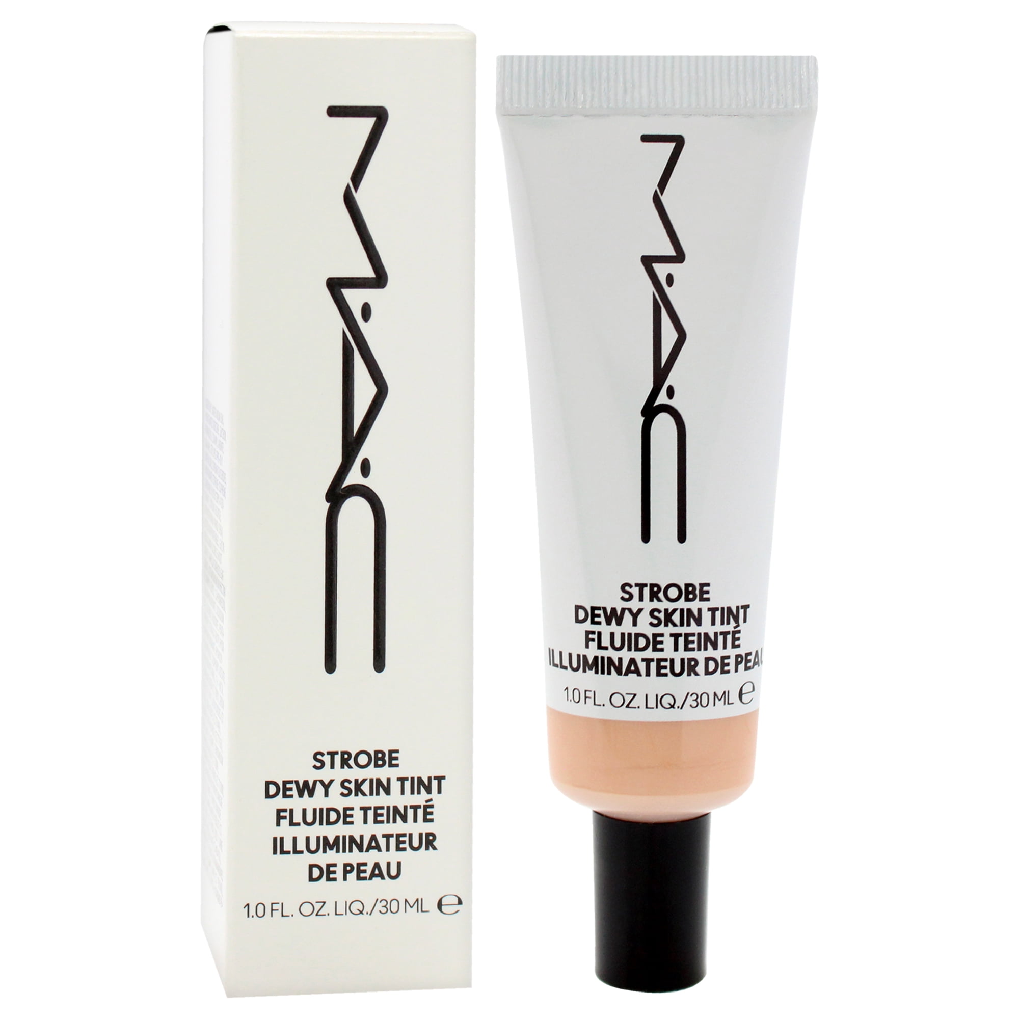 MAC Strobe Dewy Skin Tint - 4 Light Beige With Cool Pink Undertones , 1 oz Makeup