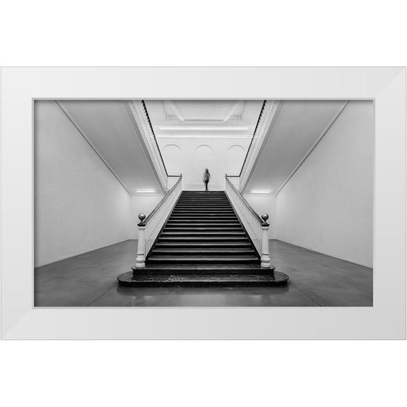 Perez, Ritxard 14x10 White Modern Wood Framed Museum Art Print Titled - Tabakalera