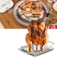 thumbnail image 4 of Bearachild Soporte para pollo, rejilla para parrilla, asador, bandeja para latas, bandeja para barbacoa, soporte para platos, herramienta para Barra de herramientas, 4 of 6
