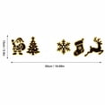 thumbnail image 3 of Led Christmas Wall Decor with 2D Flat Silhouette and Reindeer Patterns, Set of 6, Classic Design, for Indoor and Outdoor Holiday Decor, Christmas Decoration, 3 of 5