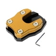 thumbnail image 3 of Placa de extensión de soporte lateral, soporte lateral de motocicleta agrandado, placa de soporte Oro, 3 of 8