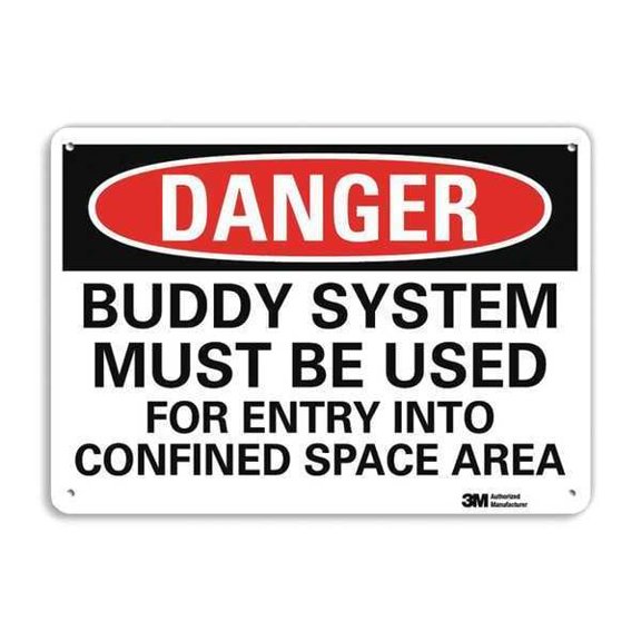 Lyle Danger Sign,4 Hole Mount,10in W x 7in H, U3-1139-RA_10X7 U3-1139-RA_10X7