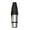 Nickel plated female, variant on Microphone Plug 3Pin Auditory Connector for Home Theater and Conference Room