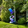 thumbnail image 2 of In the Breeze 4871 — Dragonfly Theme Duet — Colorful Outdoor Hanging Garden Wind Spinner Decoration, 2 of 2