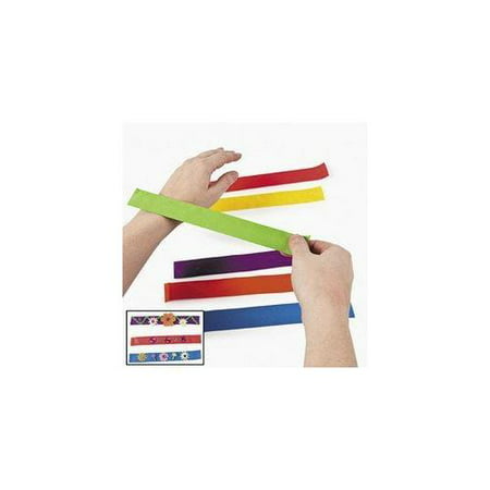 Fun Express Bright Color Snap Bracelets Assortment (50 Piece)