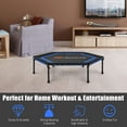 thumbnail image 4 of Goplus 50'' Hexagonal Fitness Trampoline Exercise Rebounder W/Pad for Adults Kids, 4 of 11