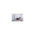 thumbnail image 2 of Gene 3 light Chrome and Frosted white glass Wall sconce, 2 of 4