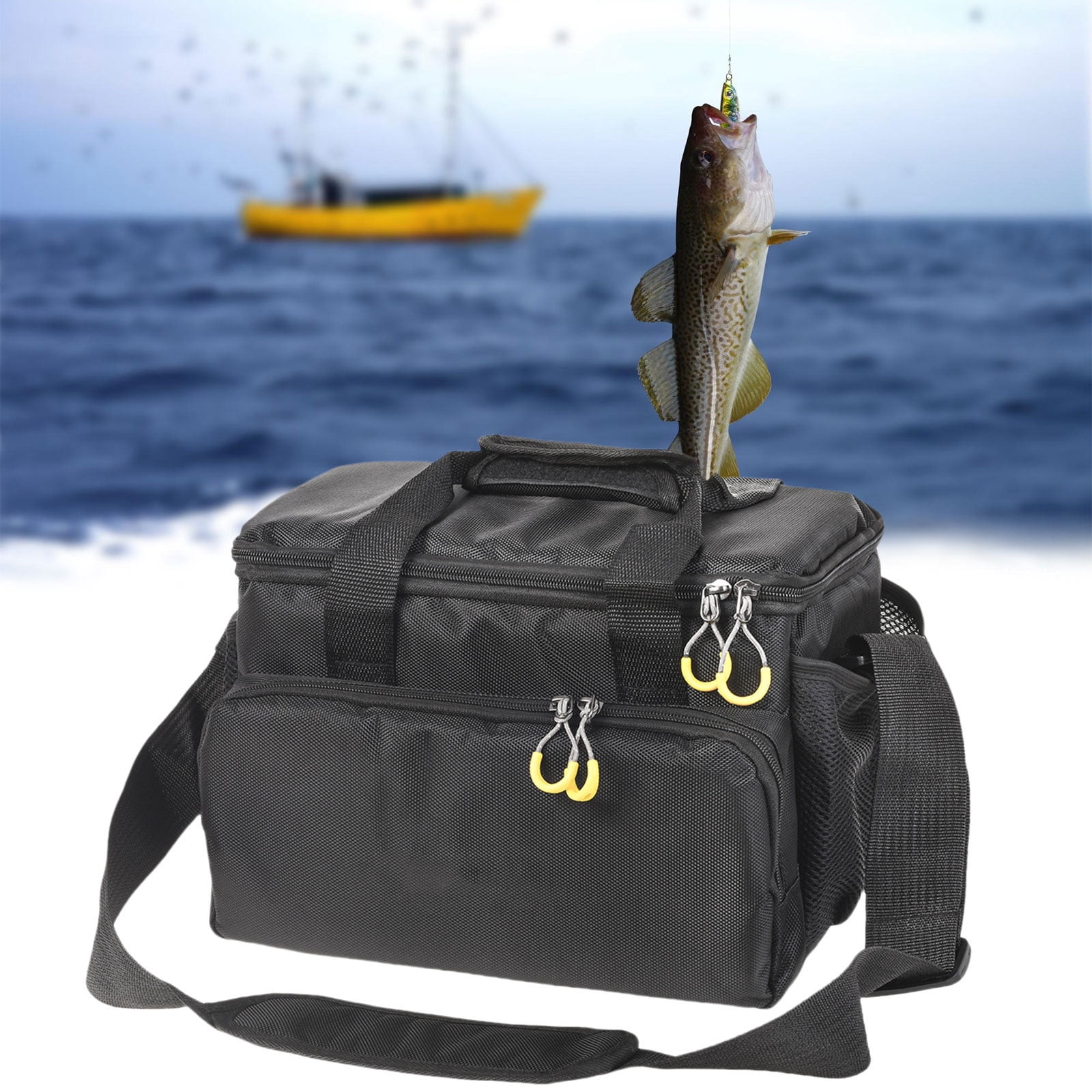 Waterproofs Fishing Bag Large Capacity Fishing Tackle Backpacks Outdoor Fishing Lures Gear Bag Carrying Pouches Enduring