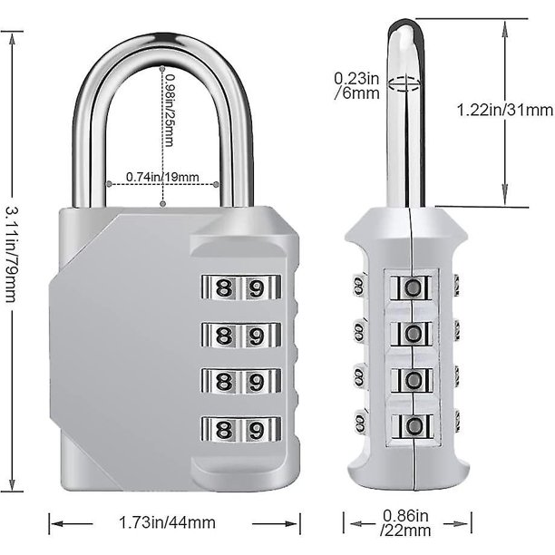 Number padlock shop