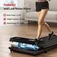 thumbnail image 4 of Hiii Under Desk Treadmill, Walking Pad, Portable Treadmill with Remote Control LED Display, Quiet Walking Jogging Machine for Office Home Use, 4 of 7
