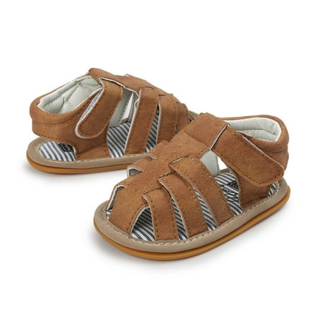 

Oalirro Newborn Baby Summer Sandals Soft Baby Shoes Children s Non-slip Toddler Shose