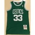 thumbnail image 1 of Nueva NBA Boston Celtics Hombres # 33 Larry Bird retro Bordado jersey De Baloncesto Verdepangjing, 1 of 3