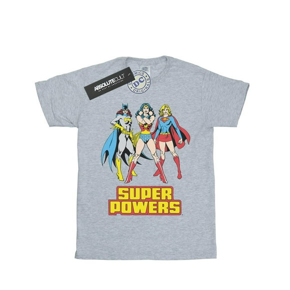 DC Super Héros Filles Hommes Super Pouvoir Merveille Femme Groupe Coton T-Shirt