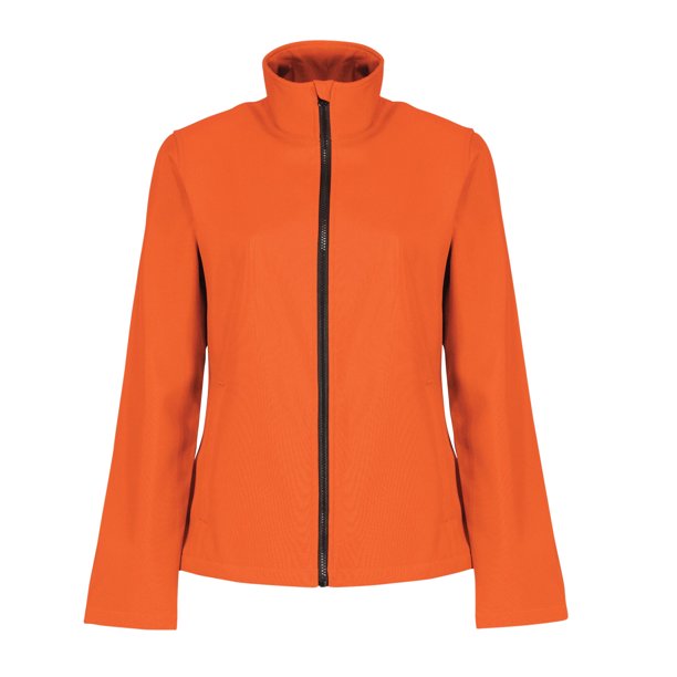 Regatta - Chaqueta softshell modelo Ablaze para imprimir para chica/mujer (Naranja Magma/Negro)