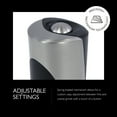 thumbnail image 6 of Cole & Mason Adjustable Ceramic Battery-Powered Salt and Pepper Grinder Set, Silver/Black, 6 of 7