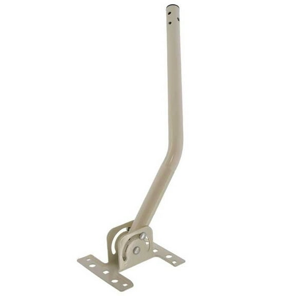 MOUNT MOUNTING POLE MAST FOR ANTENNA SATELLITE J-MOUNT J POLE DISH OUTDOOR WHITE (ASJ-02-WHITE)