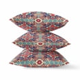 thumbnail image 2 of Orange Blue Cloverleaf Indoor Outdoor Throw Pillow, 2 of 4