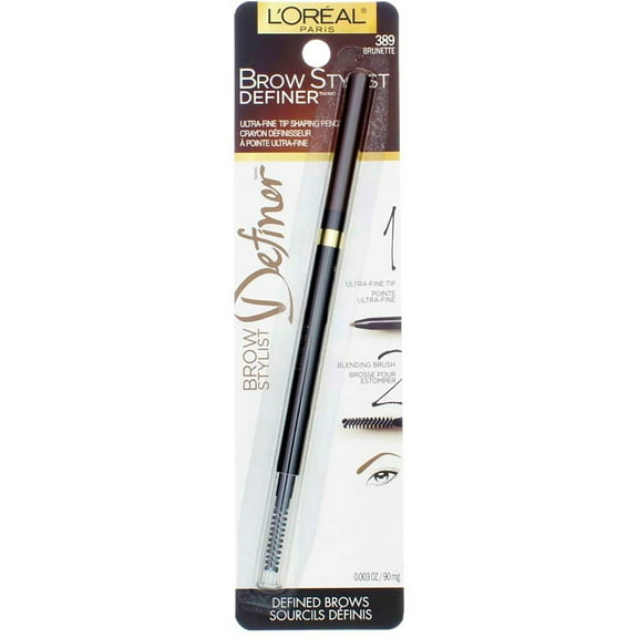 L'Oreal Brow Stylist Definer Pencil, Brunette 0.003 oz (Pack of 3)