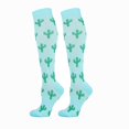 thumbnail image 1 of Men Women Socks Compression Socks Elastic Sports Beautiful Leg Nurse Stocking Jogging Climbing Cycling Flight Excercise 27 L XL, 1 of 6